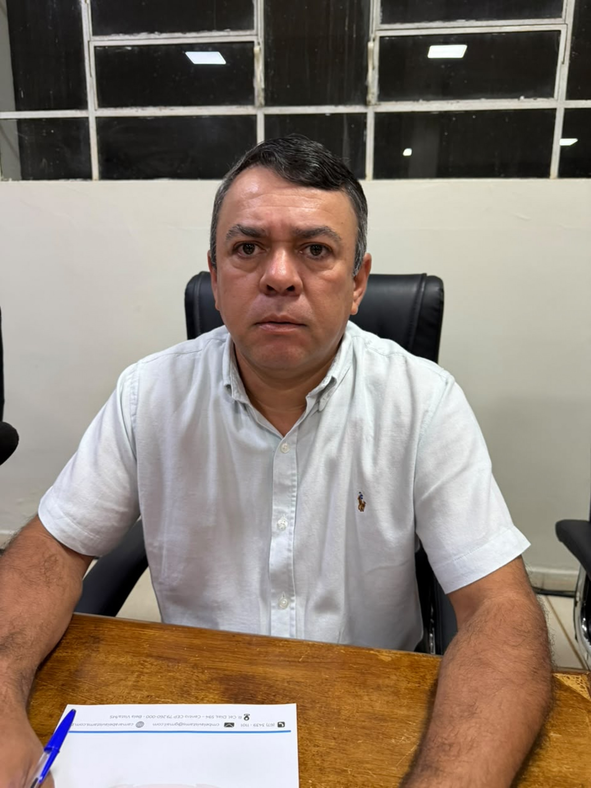 Geferson Vieira cobra pagamento urgente de di&aacute;rias a motoristas da Sa&uacute;de