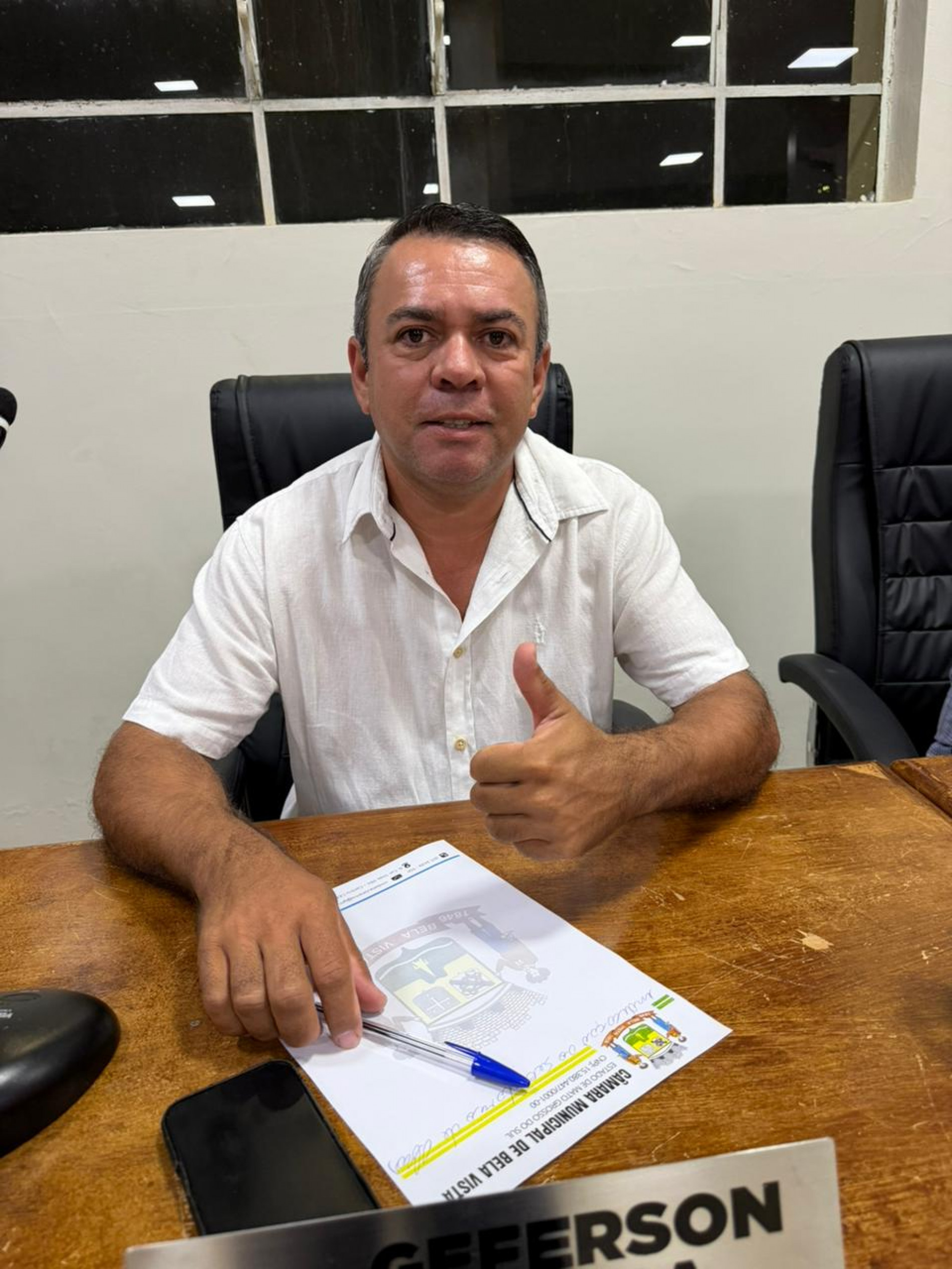Geferson Vieira solicita constru&ccedil;&atilde;o de pontos de &ocirc;nibus em frente &agrave;s escolas e melhorias em ruas de Bela Vista