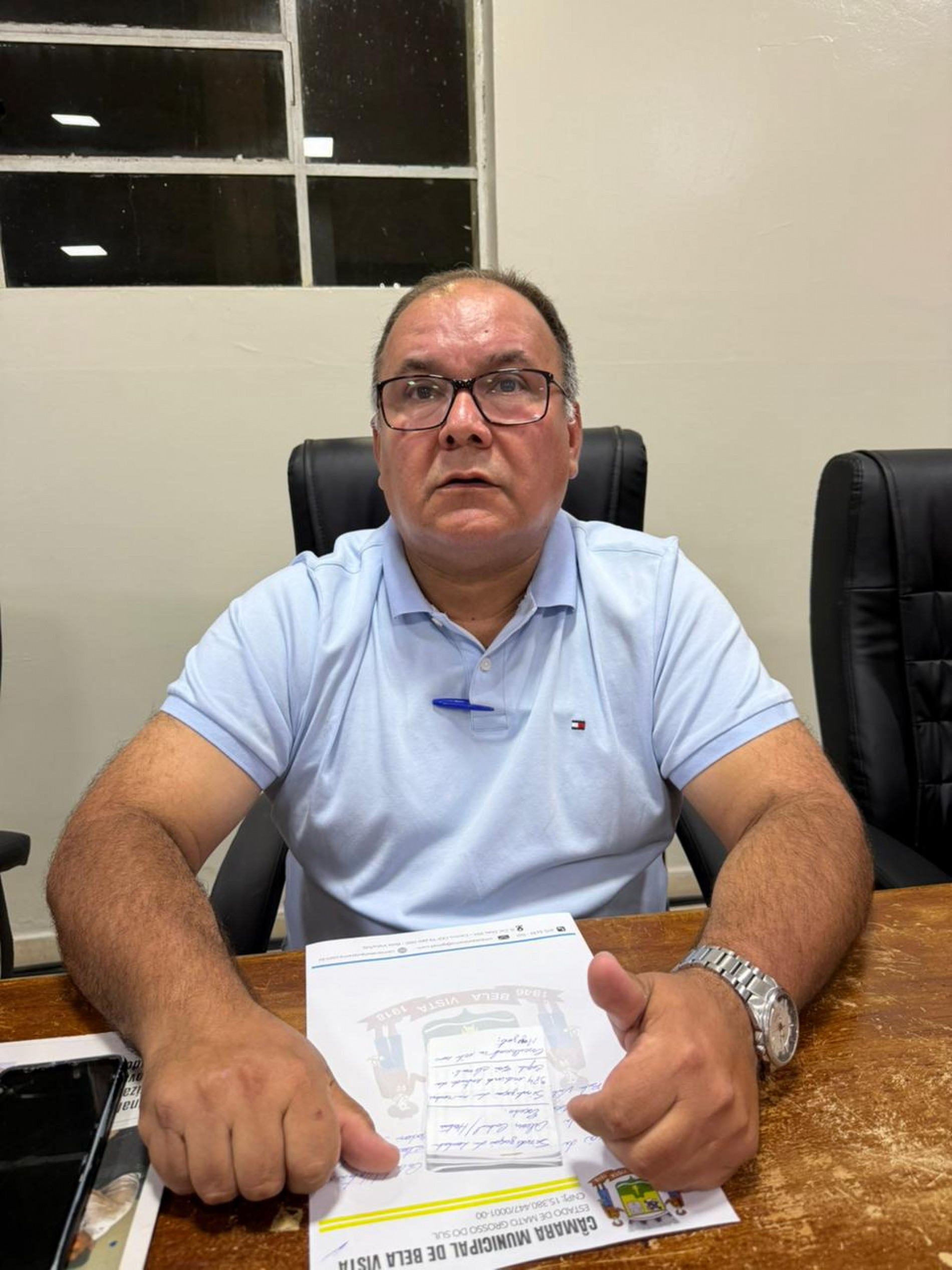 Vereador Jer&ocirc;nimo Ferreira agradece aprova&ccedil;&atilde;o de projetos que beneficiam popula&ccedil;&atilde;o de Bela Vista